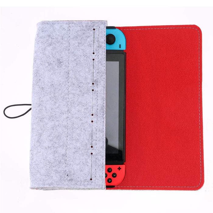 Compact Felt Bag For Nintendo Switch