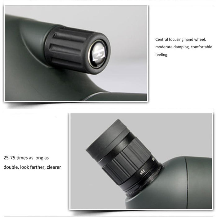 25-75X70 Professional High Definition High Times Outdoor Zoom Monocular Astronomical Telescope