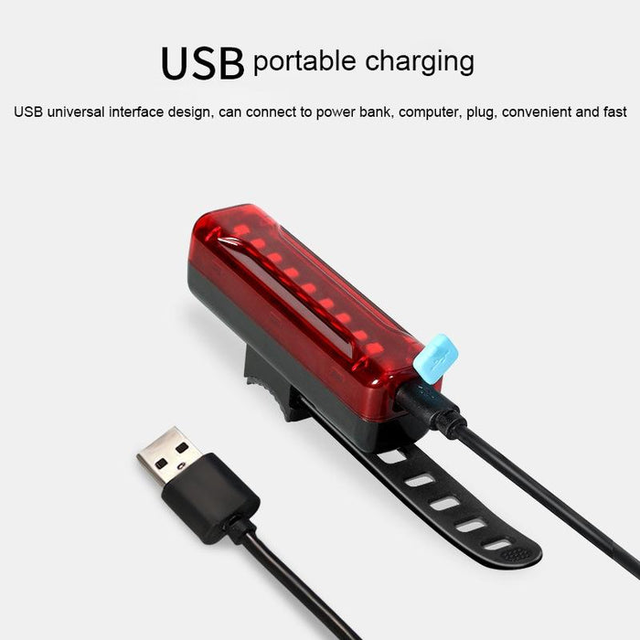 Usb Charging Bike Light 10H T6+A02 Lamp
