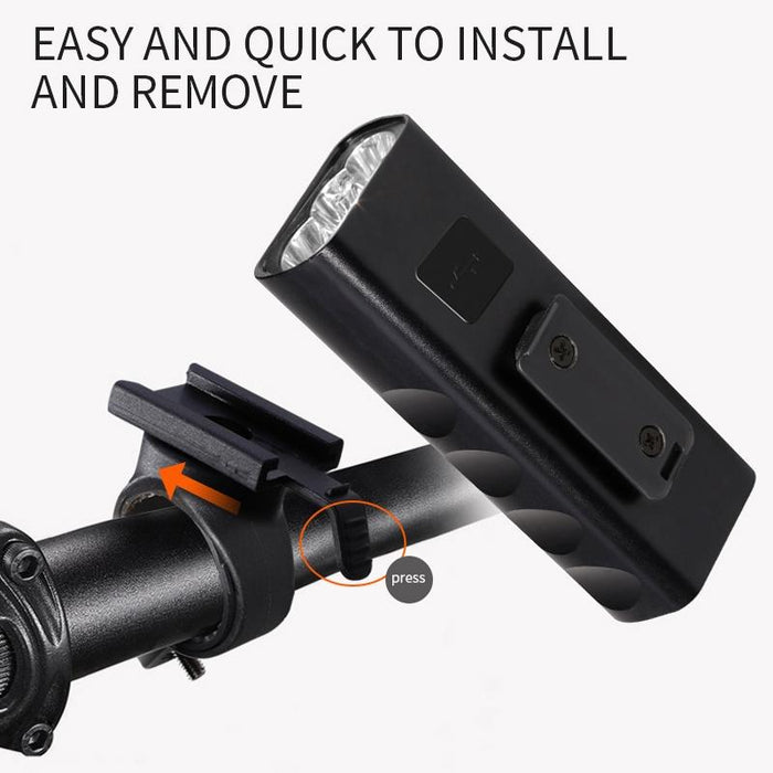 Usb Charging Bike Light 10H T6+A02 Lamp