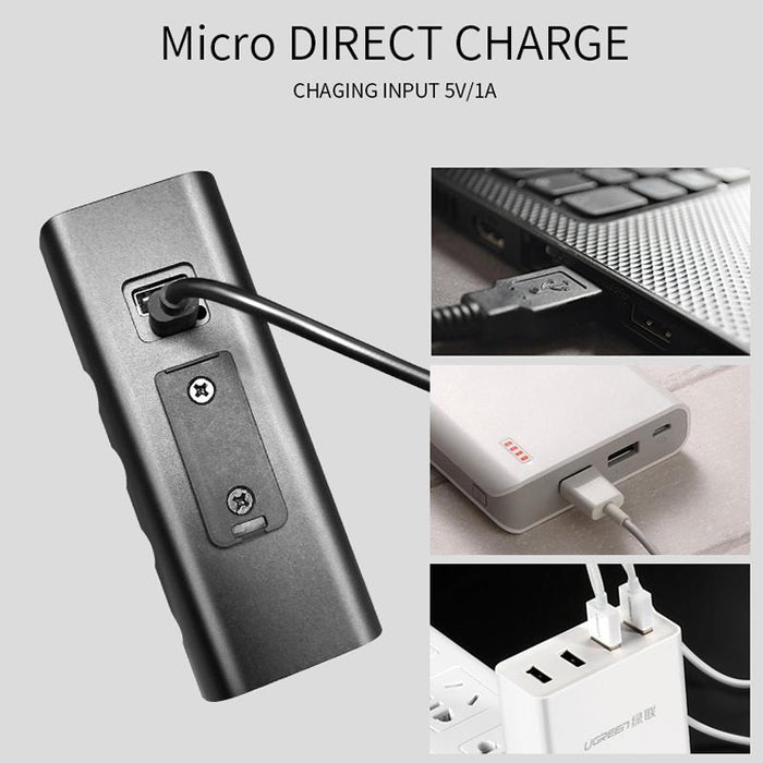 Usb Charging Bike Light 10H T6+A02 Lamp