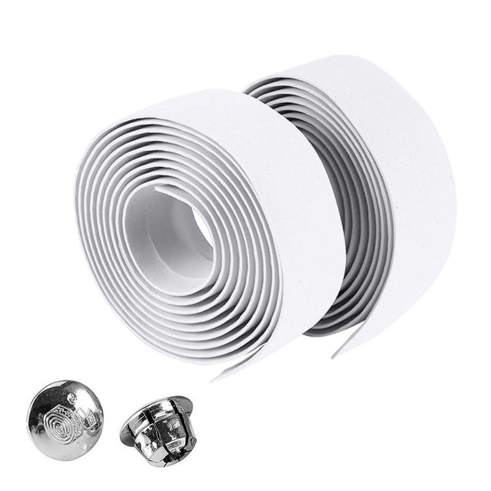 1 Pair Cycling Road Bike Sports Bicycle Cork Handlebar Tape Wrap + 2 Bar Plug