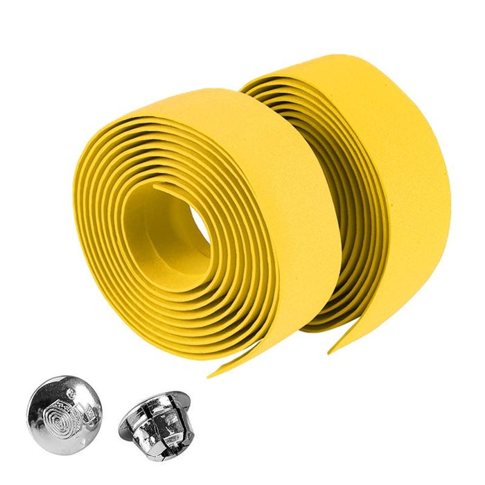 1 Pair Cycling Road Bike Sports Bicycle Cork Handlebar Tape Wrap + 2 Bar Plug