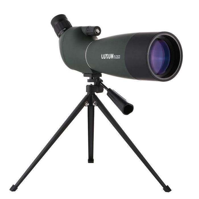 25-75X70 Outdoor High-Definition Night Vision Bird Watching Astronomical Telescope Dark Green