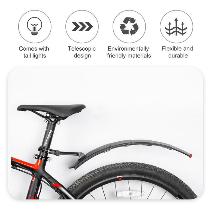 Retractable Bicycle Mudguards Quick Release