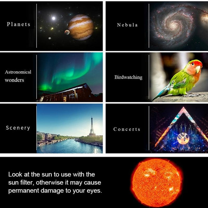 High Definition Astronomical Telescope with Tripod