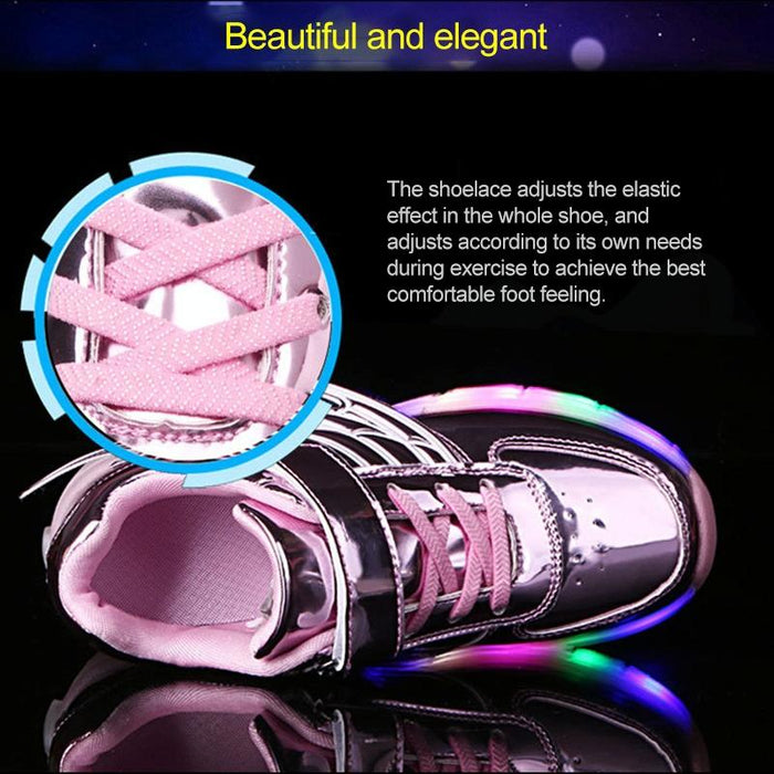 Led Light Single Wheel Wing Roller Skating Sport Shoes - Size 33