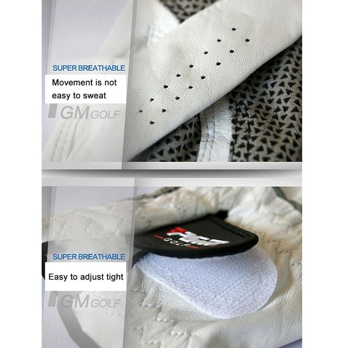 Sheepskin Anti-Slip Golf Gloves For Men - Left Hand Size 24