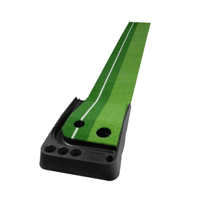 Golf Mini Putting Mat Push Rod Trainer 3M Without Auto Ball Return Fairway Green