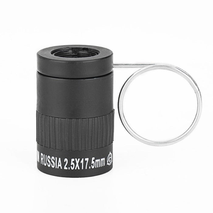 Mini Pocket Telescope with Finger Buckle - 2.5x17.5mm