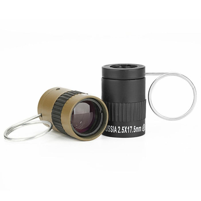 Mini Pocket Telescope with Finger Buckle - 2.5x17.5mm