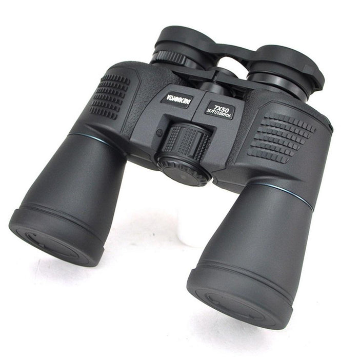 7X50 Big Eyepieces Binoculars Full Multi-Coated Prismaticos Bak4 Telescope For Hunting / Sightseeing Binoculars Porro