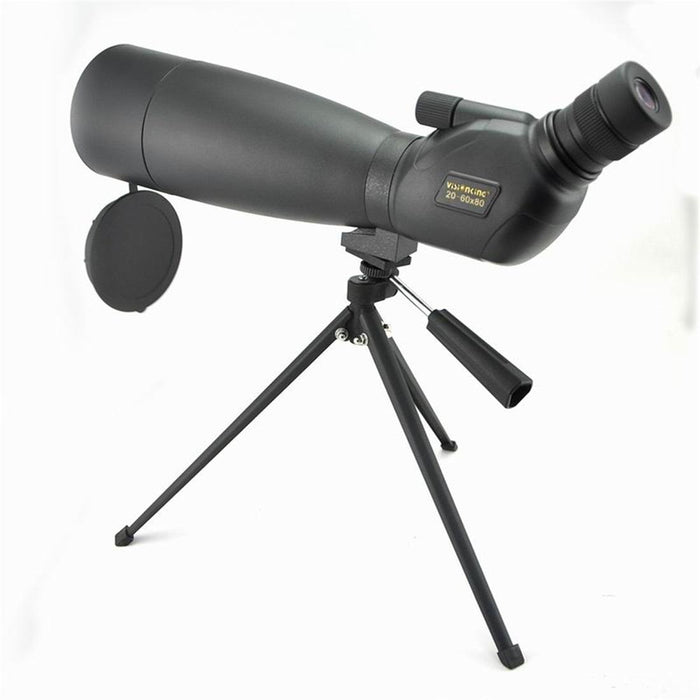 20-60X80 Waterproof Zoom Bak4 Spotting Scope Monocular Telescope For Birdwatching / Hunting With Tripod