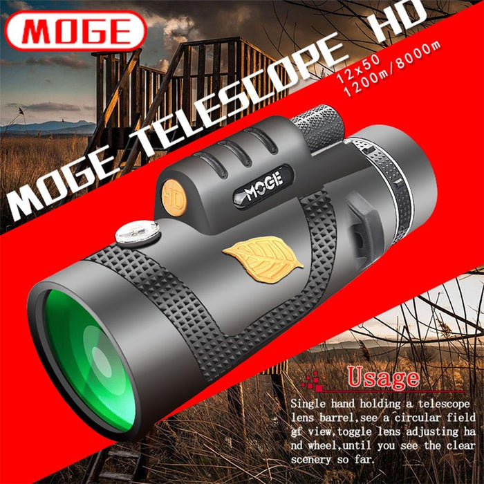 12X50 Professional Hd Monocular Night Vision Telescope