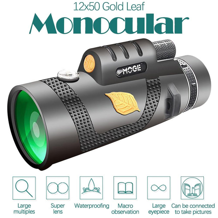 12X50 Professional Hd Monocular Night Vision Telescope