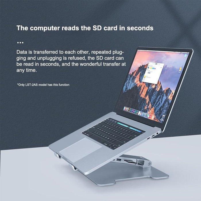 Multi-function Aluminum Alloy Laptop Notebook Heightening