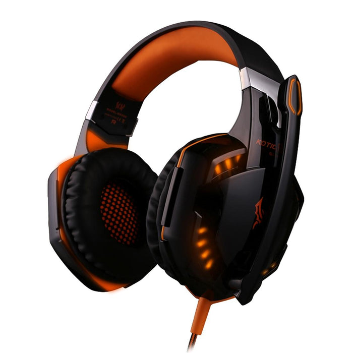 Over-Ear Gaming Headset With Mic Led Light And Stereo Bass For Pc Gamer