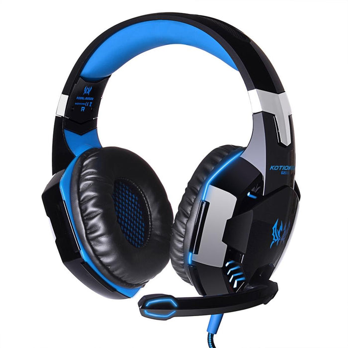 Over-Ear Gaming Headset With Mic Led Light And Stereo Bass For Pc Gamer