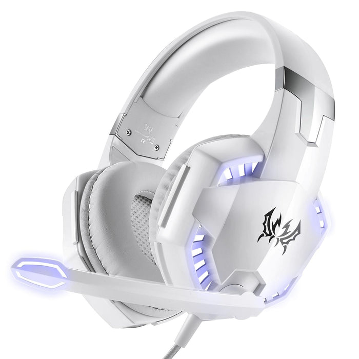 Over-Ear Gaming Headset With Mic Led Light And Stereo Bass For Pc Gamer
