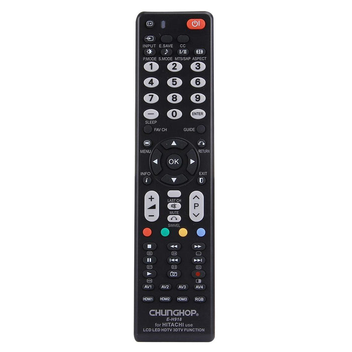 Universal Remote for Hitachi Led / Lcd / 3dtv