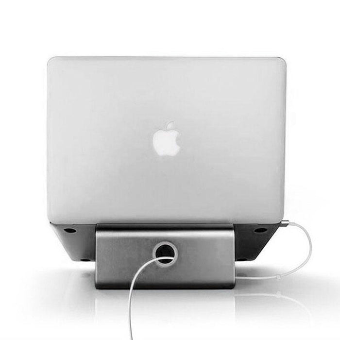 Universal Aluminum Laptop Cooling Stand - Grey 11-17 Inch