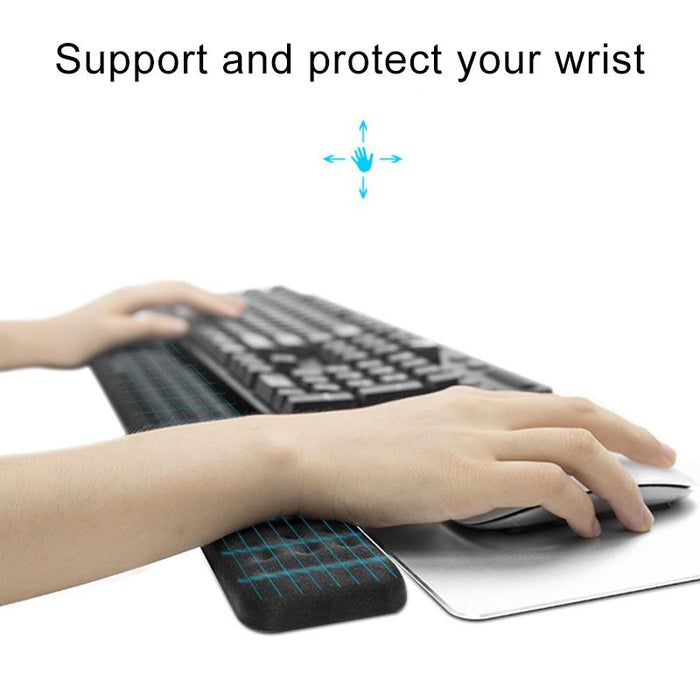 Memory Foam Keyboard Wrist Rest & Mouse Pad