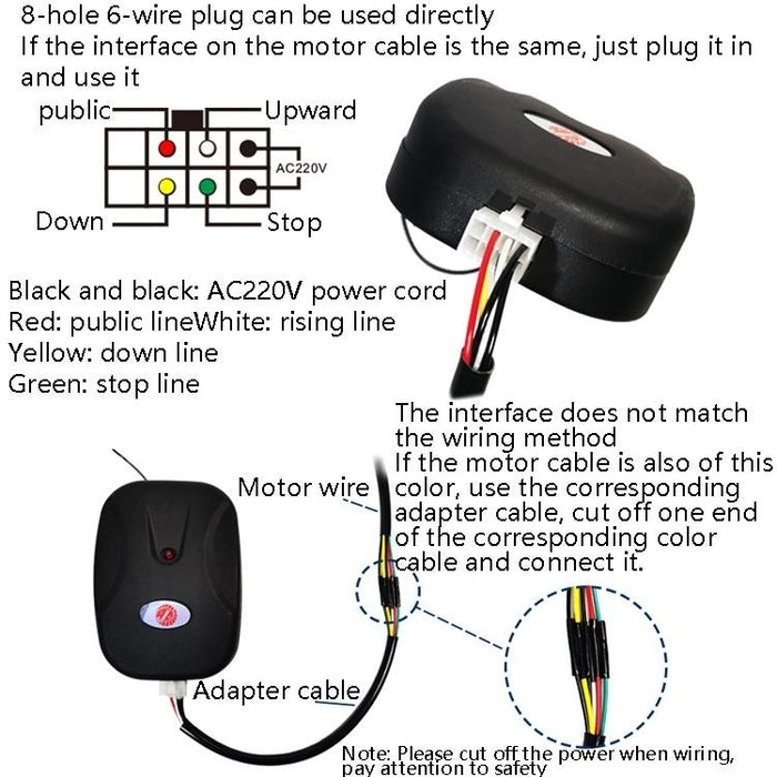 Electric Garage Door Controller Rolling Roll Gate Remote