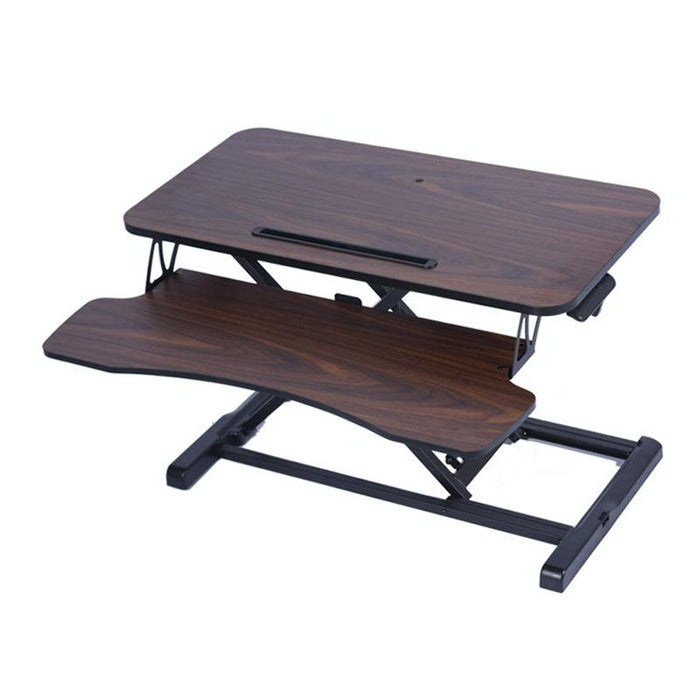 Foldable Standing And Liftable Computer Desk Workbench