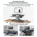 Foldable Standing And Liftable Computer Desk Workbench