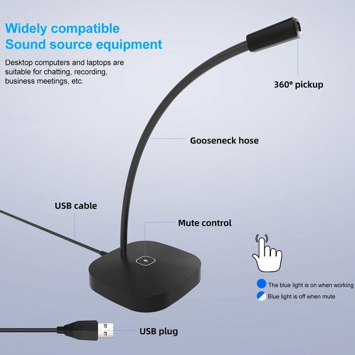 G22 Usb Desktop Computer Microphone