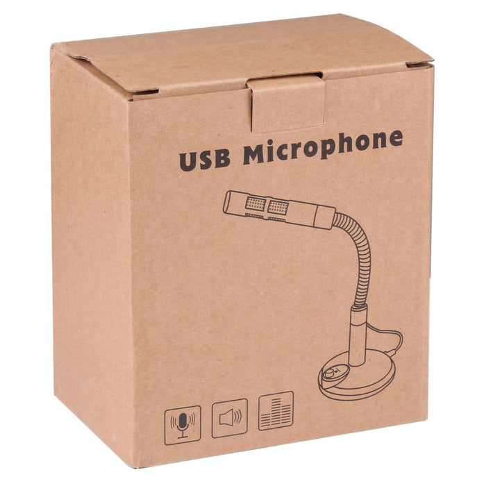 M-309 Usb Drive-Free Computer Microphone Black