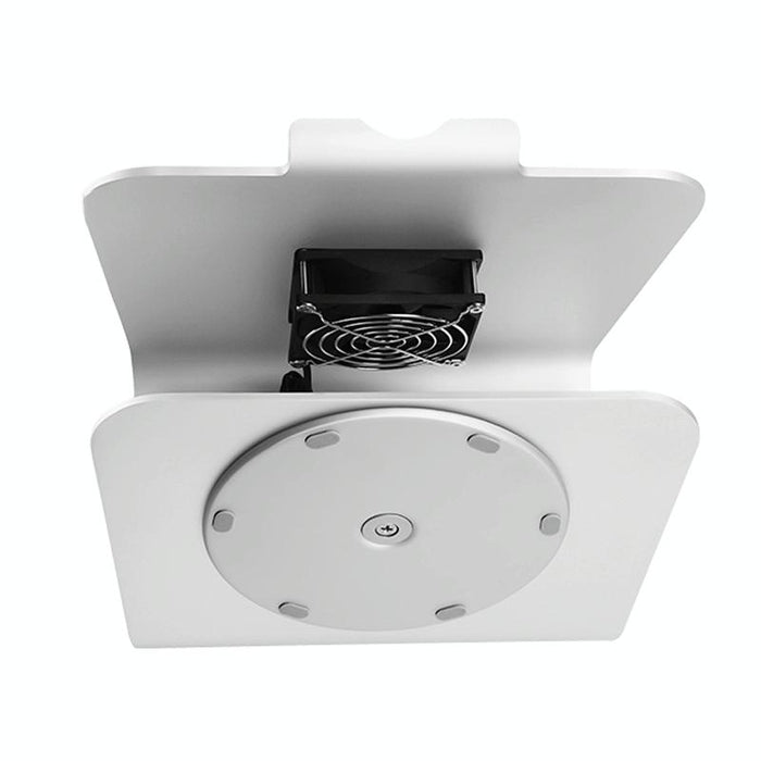 Zj-001 Rotation Style Aluminum Cooling Stand With Cool Fan For Mac Air, Mac Pro, iPad, and Other Laptops Silver