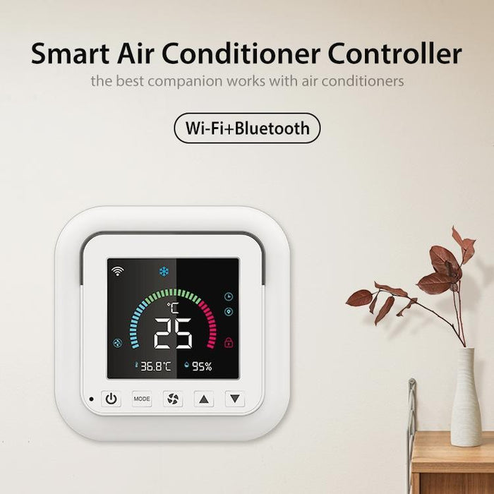 Smart Wifi Infrared Ac Controller - Colour Screen - White