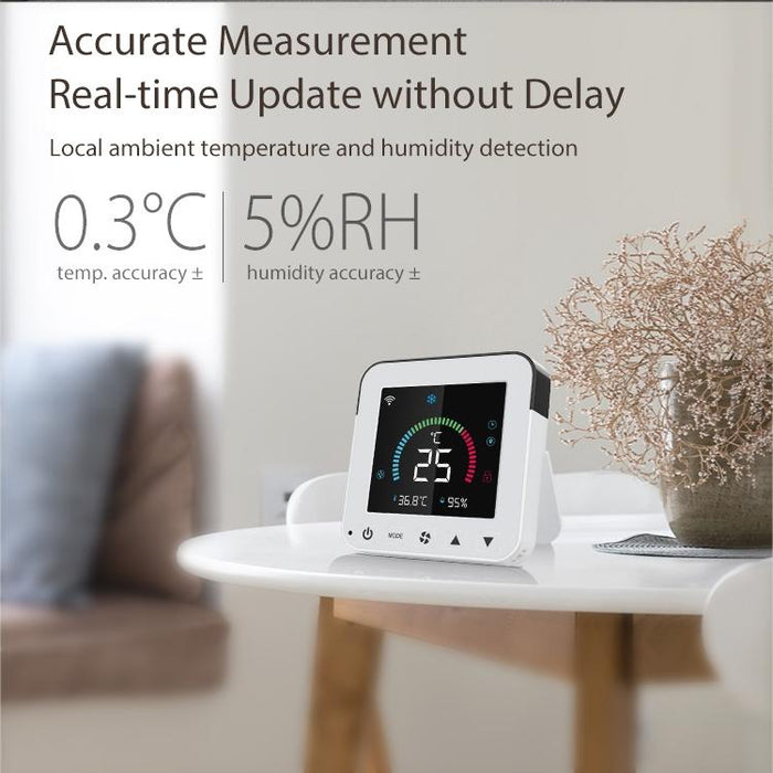 Smart Wifi Infrared Ac Controller - Colour Screen - White