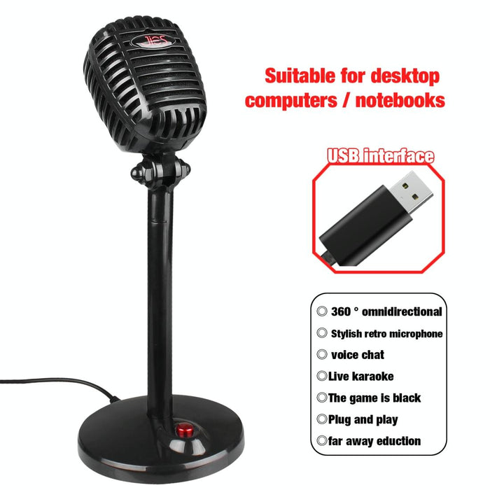 360 Degree Rotatable Driveless Usb Voice Chat Device Video Conference Microphone - 2.2M