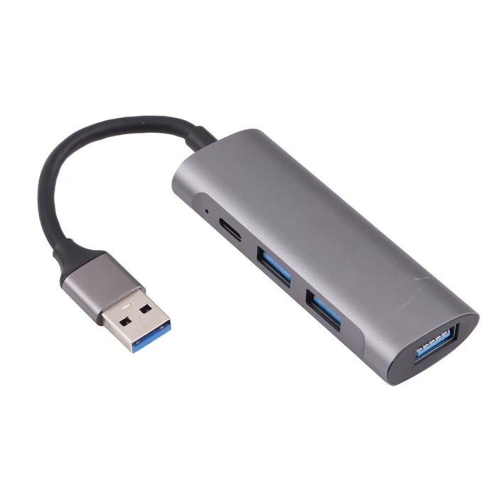 4-In-1 Usb 3.0 + Usb-C Docking Station