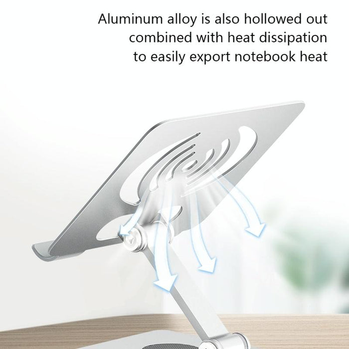 Aluminum Alloy Foldable Rotating Laptop/tablet Stand