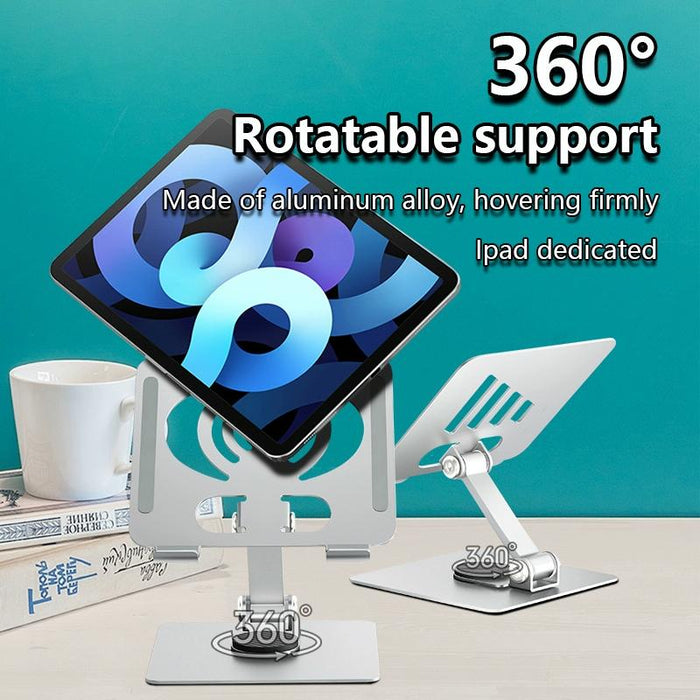 Aluminum Alloy Foldable Rotating Laptop/tablet Stand