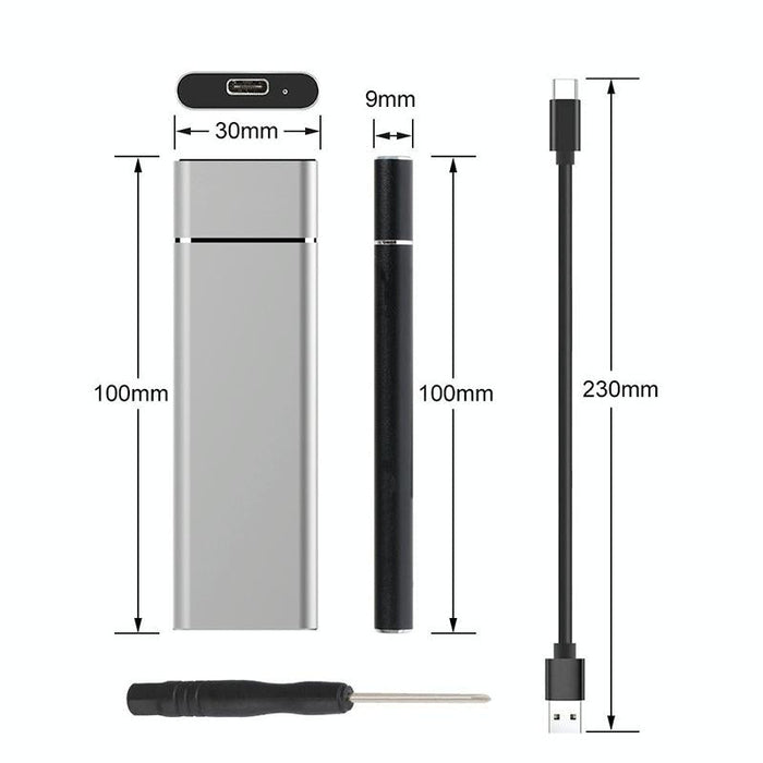 Usb c 3.1 M.2 Ngff Ssd Enclosure Aluminum