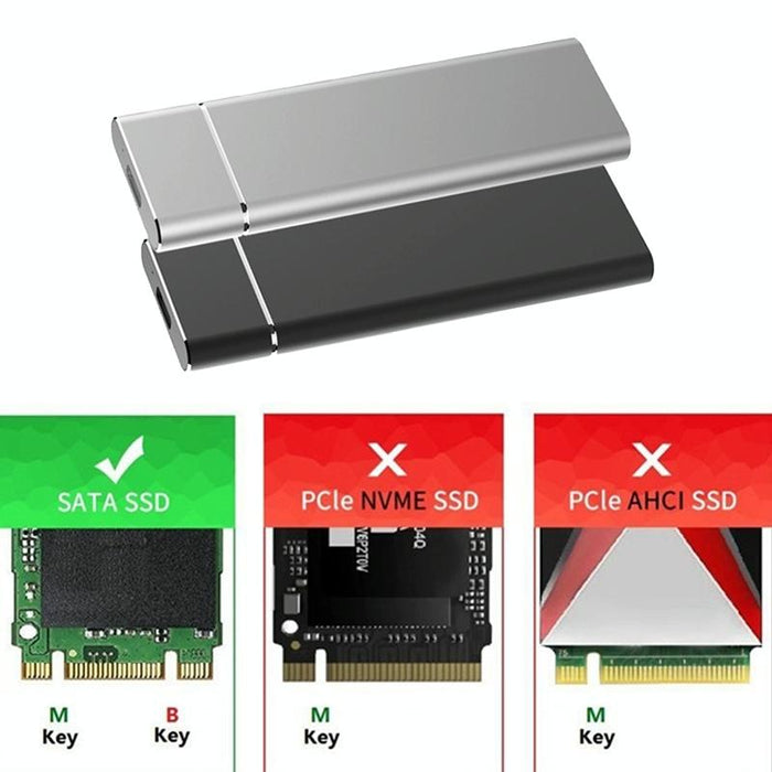 Usb c 3.1 M.2 Ngff Ssd Enclosure Aluminum