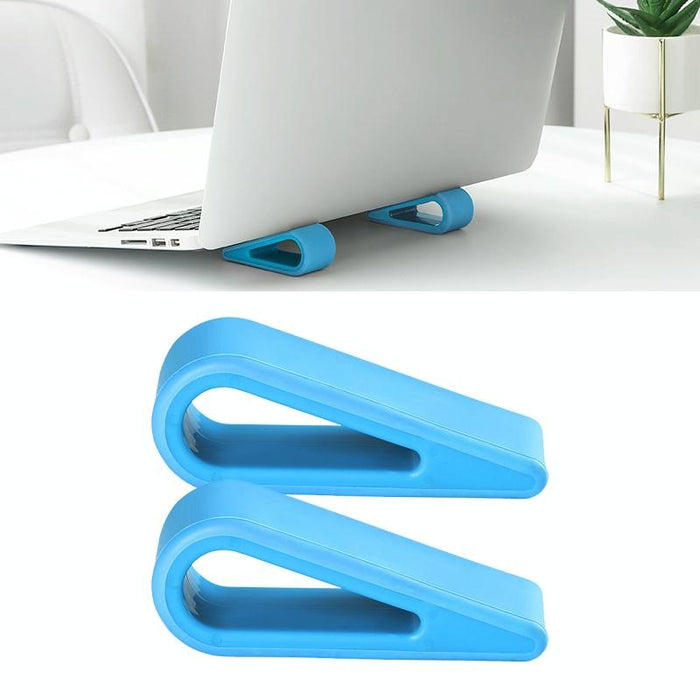 2 Pcs Simple Notebook Computer Bracket Adjustable Height