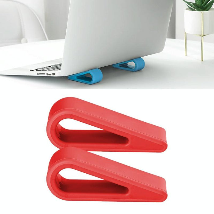 2 Pcs Simple Notebook Computer Bracket Adjustable Height