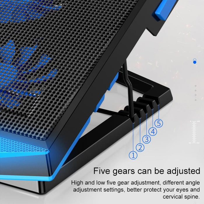 Dual Ports Five-core Radiator Notebook Computer Holder