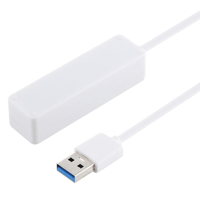 2-In-1 Usb 3.0 Hub Converter + 3X Usb Ports 26Cm Cable White