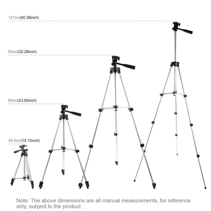 Tripod Mount & Live Broadcast Dual Phone Bracket & 6.2 Inch 16Cm Led Ring Vlogging Video Light Kits