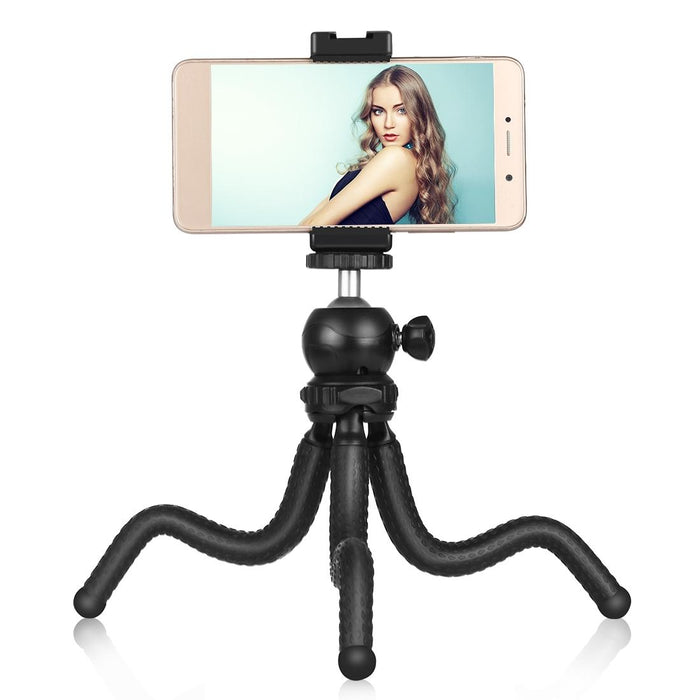 Mini Octopus Flexible Tripod Holder With Ball Head Phone