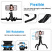 Mini Octopus Flexible Tripod Holder With Ball Head Phone