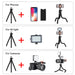 Mini Octopus Flexible Tripod Holder With Ball Head Phone