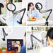 7.9 Ring Light with Usb 3 Modes Dual Colour Phone Clamp