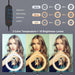 10.2 Ring Light with Usb 3 Modes Dual Colour Phone Clamp